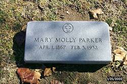 Mary Molly <I>Carr</I> Parker 