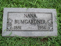 Nana Faye <I>Rowe</I> Bumgardner 