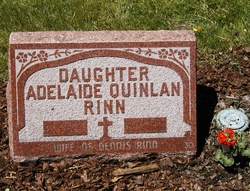 Adelaide <I>Quinlan</I> Rinn 