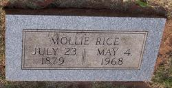 Mollie <I>Cutright</I> Rice 