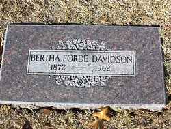 Bertha <I>Forde</I> Davidson 