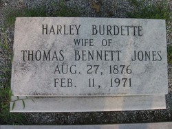 Harley <I>Burdette</I> Jones 