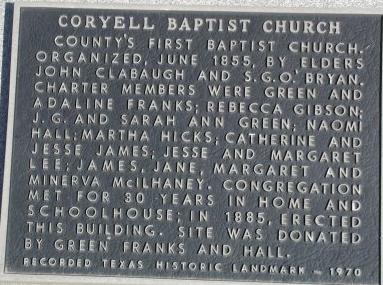 Coryell Baptist Church Cemetery