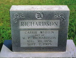 Carrie Isabel <I>Whitten</I> Richardson 