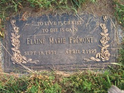 Elaine Marie Fremont 