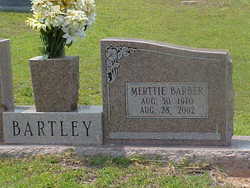 Merttie <I>Barber</I> Bartley 