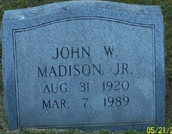 PFC John Wesley “Baffy/Johnny” Madison Jr.