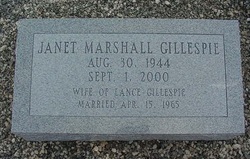 Janet Sayles <I>Marshall</I> Gillespie 