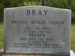 Malinda Ingram <I>Butler</I> Bray 