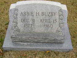 Abbie H Buzby 