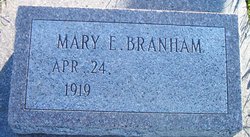 Mary Elizabeth <I>Means</I> Branham 