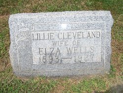 Lillie Nancy <I>Cleveland</I> Wells 