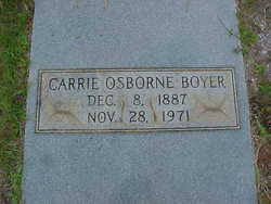 Carrie <I>Osborne</I> Boyer 