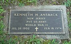 Pvt Kenneth H. Ansback 