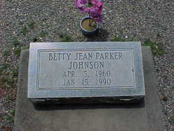 Betty Jean <I>Parker</I> Johnson 