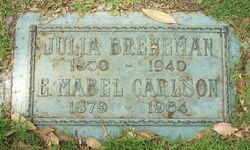 Julia Susanna Bridget <I>Nye</I> Breneman 