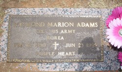 Corp Raymond Marion Adams 