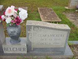 Clara <I>Vickers</I> Belcher 