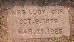 Lucy “Lizzie” <I>Fitch</I> Orr 