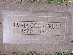 Emma Frazier <I>Cook</I> Crum 