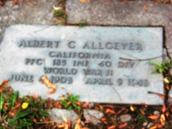 PFC Albert Carl Allgeyer 