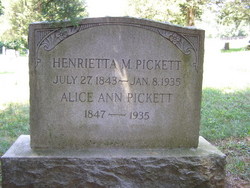 Henrietta Margaret Pickett 