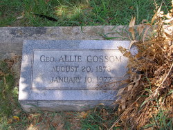 George Allie Gossom 