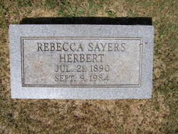 Rebecca Hazel <I>Sayers</I> Herbert 