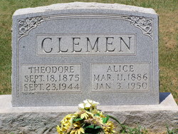 Alice E. <I>Wray</I> Clemen 