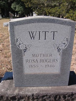 Rosa Ruth <I>Rogers</I> Witt 