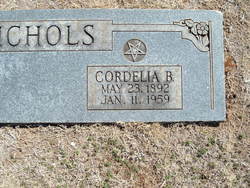 Cordelia B. <I>Wilburn</I> Nichols 