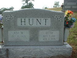 Ada M. <I>Taylor</I> Hunt 