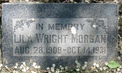Lila <I>Wright</I> Morgan 