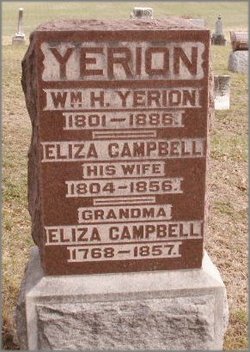 Eliza <I>Campbell</I> Yerion 