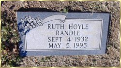 Ruth <I>Hoyle</I> Randle 