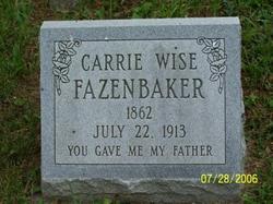 Carrie <I>Wise</I> Fazenbaker 