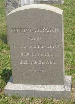 Bertha L. <I>Thurston</I> Cummings 