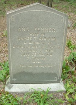 Ann <I>Fenner</I> Slocum 