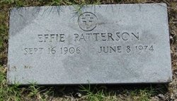 Effie Nettie <I>Barber</I> Patterson 