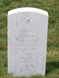 Janice Susan <I>Hare</I> Hall 