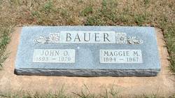 Maggie M <I>Bickel</I> Bauer 
