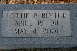 Lottie <I>Poole</I> Blythe 