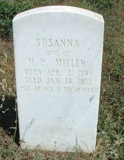 Susanna C <I>Miller</I> Miller 