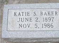 Katie S. <I>Sparks</I> Baker 