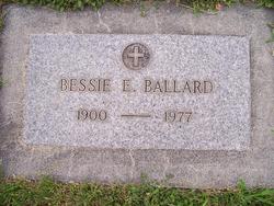 Bessie E. <I>Sisemore</I> Ballard 