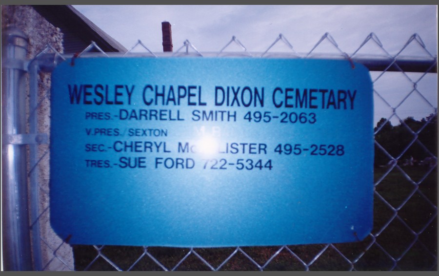Wesley Chapel Dixon Cemetery