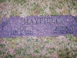 Esther <I>Carson</I> Mayfield 