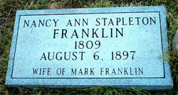Nancy Ann <I>Stapleton</I> Franklin 