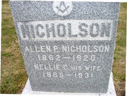 Nellie Mae C. <I>Holden</I> Nicholson 
