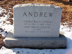Mary Abigail <I>Gillette</I> Andrew 